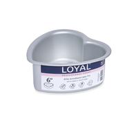 Loyal Elite Heart Cake Pan Moule à gâteau, 15 cm | Moule cœur en aluminium, Répartition uniforme de la chaleur, Robuste & Inoxydable, Pour la Saint-Valentin et les gâteaux