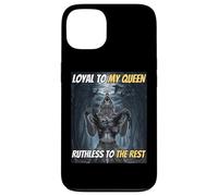 Loyal Envers ma Reine, impitoyable Envers Les Autres, mème Amusant Alpha Wolf Coque pour iPhone 13