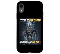 Loyal Envers ma Reine, impitoyable Envers Les Autres, mème Amusant Alpha Wolf Coque pour iPhone XR