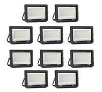 loyal LED Spot projecteur extérieur : 500W projecteur super lumineux 3000K Blanc Chaud 50000LM - IP65 étanche Réglable avec étrier pour jardin, garage