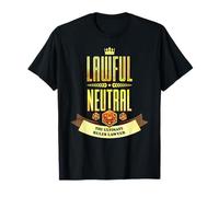 Loyal Neutre Juge D20 alignement dés JDR rôliste T-Shirt
