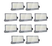 loyal Projecteur LED extérieur : 600W projecteur extérieur super lumineux 3000K Blanc Chaud 60000LM - IP66 étanche Réglable avec étrier pour jardin, garage, terrain de sport