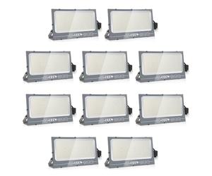 loyal Projecteur LED Extérieur : 600W Projecteur Extérieur Super Lumineux 6000K Blanc Froid 60000LM - IP66 Etanche Réglable avec étrier pour jardin, garage, terrain de sport