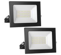 Loyal Spot LED 12V DC, 30W Superlight Projecteur IP65 Étanche, 3000K Blanc Chaud Applique Murale Extérieure, 3000LM Projecteur Idéal pour Jardin, Cour, Terrasse, Garage