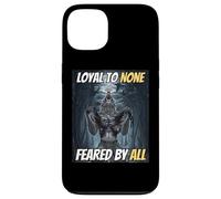 Loyal to None Feared by All Cool Funny Alpha Wolf Meme Coque pour iPhone 13