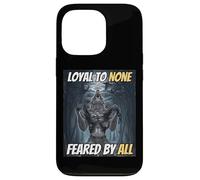 Loyal to None Feared by All Cool Funny Alpha Wolf Meme Coque pour iPhone 13 Pro