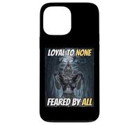 Loyal to None Feared by All Cool Funny Alpha Wolf Meme Coque pour iPhone 13 Pro Max