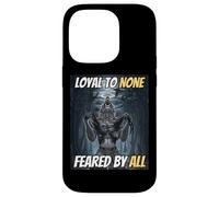 Loyal to None Feared by All Cool Funny Alpha Wolf Meme Coque pour iPhone 14 Pro