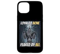 Loyal to None Feared by All Cool Funny Alpha Wolf Meme Coque pour iPhone 15 Plus