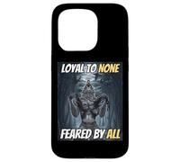 Loyal to None Feared by All Cool Funny Alpha Wolf Meme Coque pour iPhone 15 Pro