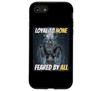Loyal to None Feared by All Cool Funny Alpha Wolf Meme Coque pour iPhone SE (2020) / 7/8