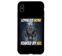 Loyal to None Feared by All Cool Funny Alpha Wolf Meme Coque pour iPhone XS Max