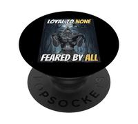 Loyal to None Feared by All Cool Funny Alpha Wolf Meme PopSockets PopGrip Adhésif