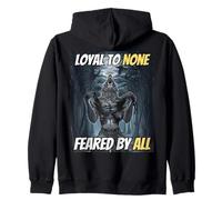 Loyal to None Feared by All Cool Funny Alpha Wolf Meme Sweat à Capuche