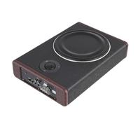 LoyaltyClivia Car Subwoofer, 600W Ultra Slim Active Car Subwoofer, Acier Inoxydable Car Audio, Caisson de Basse Voiture Amplifié sous Le Siège, 14.57 * 9.84 * 3in