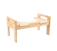 LoyaltyClivia Repose-pieds de toilette, tabouret de massage en bambou, tabouret de massage en bambou, tabouret de toilette et design de massage, tabouret de salle de bain pour enfants, femmes