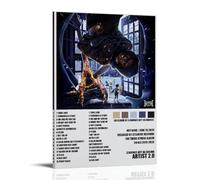 LOYANUKE A Boogie Wit Da Hoodie Artist 2.0 Poster Décoration de chambre Peinture intérieure Esthétique Toile Peinture à l'huile Star Movie Music Album Poster