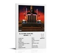 LOYANUKE Bad Bunny El Último Tour Del Mundo Poster Décoration de chambre Peinture intérieure Esthétique Toile Peinture à l'huile Star Movie Music Album Poster