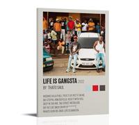 LOYANUKE Poster Thato Saul Life Is Gangsta - Décoration d'intérieur - Esthétique - Toile - Peinture à l'huile - Star - Album de musique