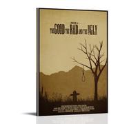 LOYANUKE Poster The Good, The Bad And The Ugly - Décoration d'intérieur - Esthétique - Toile - Peinture à l'huile - Star Movie Music Album Poster