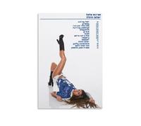 LOYANUKE Tate McRae Think Later Tracklist Poster Décoration de chambre Peinture intérieure Esthétique Toile Peinture à l'huile Star Movie Music Album Poster