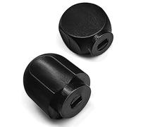 LOYCEGUO Lot de 2 boutons de contrôle de vitesse pour mixeur KitchenAid - En plastique noir - Qualité OEM