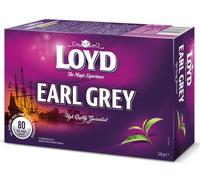 Loyd Earl Grey - 80 sachets de thé noir express grand paquet Premium