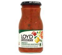 Loyd Grossman - Sauce tomate et légumes grillés au feu de bois - lot de 2 pots de 350 g