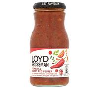 Loyd Grossman - Sauce tomate et poivrons doux rouges - lot de 2 pots de 350 g