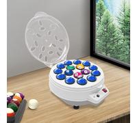 LOYEMAADE Polisseuse de boules de billard, nettoyeur automatique de balles de piscine, nettoyeur de balles de piscine pour 16 balles