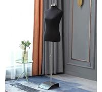 Loywe Mannequin de Couture Buste de Femme réglable en Hauteur Taille 36/38 Noir LW6020S