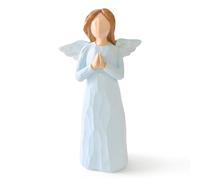 Loyzcy Figurines de Statue d'ange de prière, Cadeaux de baptême et de première Communion pour Les Adolescentes, Cadeaux de Confirmation pour Les Filles, Cadeaux d'ange chrétien pour Les Femmes