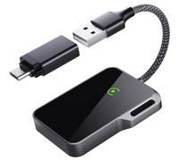 Loyzico Adaptateur sans Fil CarPlay, Dernière Version 2024 Plug & Play sans Fil Carplay - Convertit Carplay Filaire D'usine en dans Fil, pour Les Voitures à Partir de 2015 et pour iPhone iOS 10+