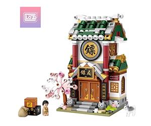 LOZ 1741 blocs de construction de la série de marché chinois modèle architecture escorte jouet éducatif créatif jouet de construction