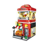 LOZ Jeu de Blocs de Construction pour Construire et Jouer. Restaurant de Pizzas