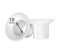 LOZAEVE Lot de 2 inserts de bride en silicone de 16 mm compatibles avec Spectra S1/S2, Medela, Bellababy, Elvie, Paruu R12 P10, Momcozy S9 S10 S12 Pro, Freemie - Réduit le tunnel de 27 à 28 mm à 16 mm