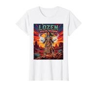 Lozen - Apache Guerrier Prophète Histoire amérindienne T-Shirt Graphique avec Valeur, Femme, Blanc, XS