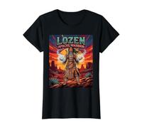 Lozen - Apache Guerrier Prophète Histoire amérindienne T-Shirt Graphique avec Valeur, Femme, Noir, S