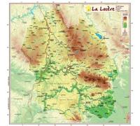 Lozere 32,1 x 31,9 cm - 31 x 31 cm - Collectif - Georelief - Atlas / carte