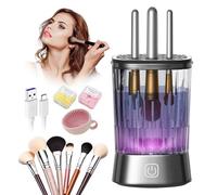 LOZLTX Nettoyant pour pinceaux de maquillage - Moteur ultra-puissant 9000 tr/min - Certifié SGS - Pour un nettoyage impeccable des pinceaux de maquillage - S'adapte à toutes les tailles -
