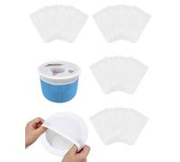 LOZTBUE 10 PCS Chaussettes de Skimmer pour Piscine,Écrans,Chaussette Filtrantes,Réutilisable Chaussettes Filtre Piscine avec Maillage Ultra-Fin pour Capturer Feuilles,Cheveux,Huile,etc(Blanche)