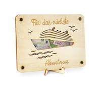 LOZTBUE 1pcs argent de voyage, argent de croisière, bateau décoratif, enveloppes d'argent, argent pour l'aventure