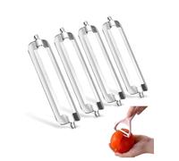 LOZTBUE 4 pces Lames de rechange pour éplucheur, éplucheur professionnel, éplucheur turbo, éplucheur économique Lames de rechange