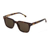 Lozza Unisex Lozza SL4283 RIMINI 4 09AJ Lunettes de soleil Acétate Havane Marron Carré Normale