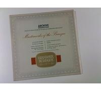 lp ARCHIVE PRODUCTION masterworks of the baroque - lp ARCHIVE PRODUCTION masterworks of the baroque