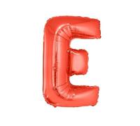 LP Divertissements Ballon Lettre 'e' en Aluminium 1m Rouge