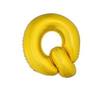 LP Divertissements Ballon Lettre 'q' en Aluminium 1m Or