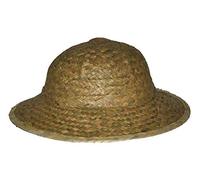 LP Divertissements Chapeau colonial en paille nature