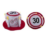 LP Divertissements Chapeau happy birthday en mousse limitation 30 ans