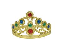 LP Divertissements Couronne de Princesse avec Pierres Enfant Or